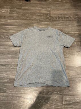 RVCA Light Heather Gray Short Sleeve Logo Tee